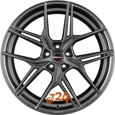 BORBET Velgen - QX Hyper Black Silver - 19 inch