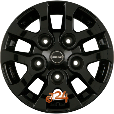 BORBET Velgen - LD Black Glossy - 16 inch