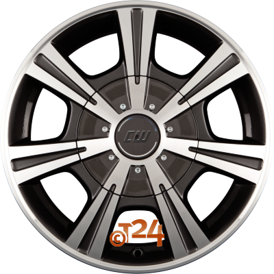 BORBET Velgen - CH Mistral Anthracite Glossy Polished - 17 inch