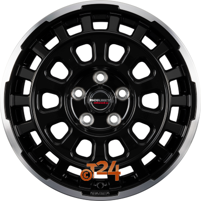 BORBET Velgen - CW7 Black Rim Polished Glossy - 18 inch