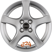 BORBET Velgen - F Brilliant Silver - 16 inch