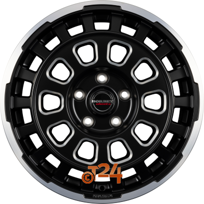 BORBET Velgen - CW7 Black Rim Window Polished Matt - 18 inch