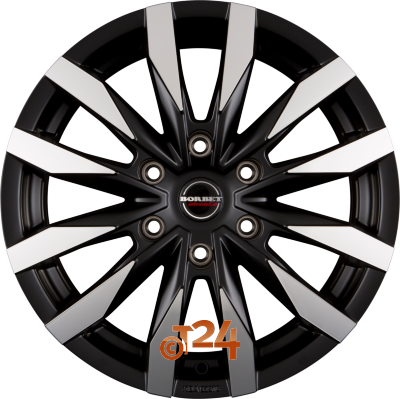 BORBET Velgen - CW6 Black Polished Matt - 18 inch