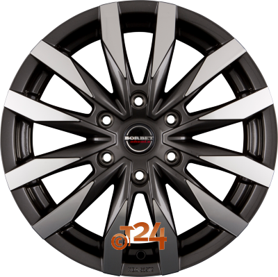 BORBET Velgen - CW6 Mistral Anthracite Glossy Polished - 18 inch
