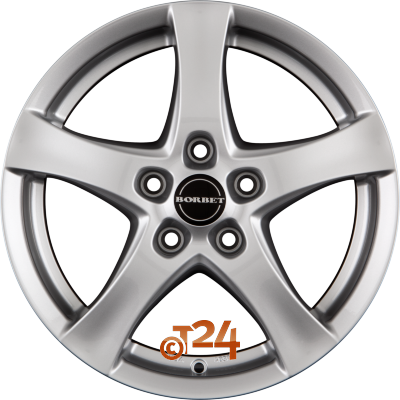 BORBET Velgen - F Brilliant Silver - 18 inch
