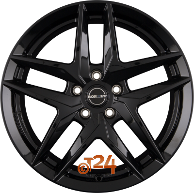 BORBET Velgen - Z Black Glossy - 17 inch