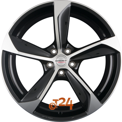 BORBET Velgen - S Black Polished Glossy - 20 inch