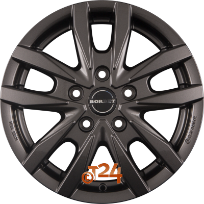 BORBET Velgen - CW5 Mistral Anthracite Glossy - 16 inch