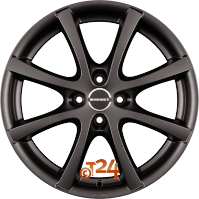 BORBET Velgen - LV4 Mistral Anthracite Matt - 15 inch