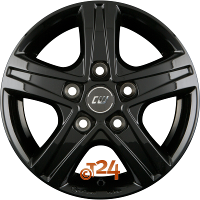 BORBET Velgen - CWD Black Glossy - 16 inch