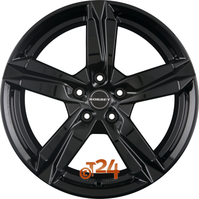 BORBET Velgen - T10 Black Glossy - 17 inch