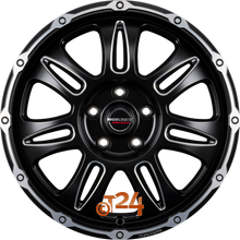 BORBET Velgen - CW8 Black Rim Window Polished Matt - 18 inch