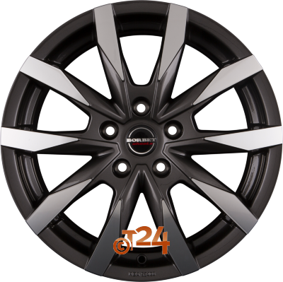 BORBET Velgen - CW5 Mistral Anthracite Glossy Polished - 18 inch