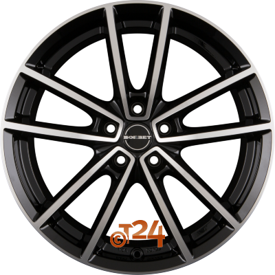 BORBET Velgen - W Black Polished Glossy - 19 inch