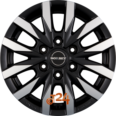 BORBET Velgen - CW6 Black Polished Matt - 18 inch