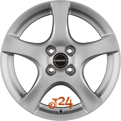 BORBET Velgen - F Brilliant Silver - 16 inch