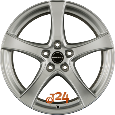 BORBET Velgen - F2 Brilliant Silver - 18 inch