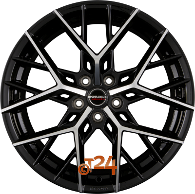 BORBET Velgen - BY Black Polished Glossy - 19 inch