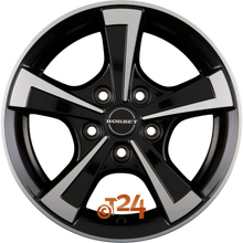 BORBET Velgen - CWT Black Polished Glossy - 15 inch