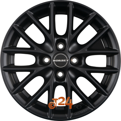 BORBET Velgen - BS4 Black Matt - 15 inch
