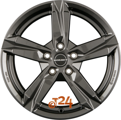 BORBET Velgen - T10 Mistral Anthracite Glossy - 16 inch