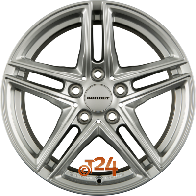 BORBET Velgen - XR Brilliant Silver - 17 inch