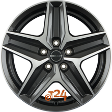 BORBET Velgen - CWZ Mistral Anthracite Glossy Polished - 17 inch