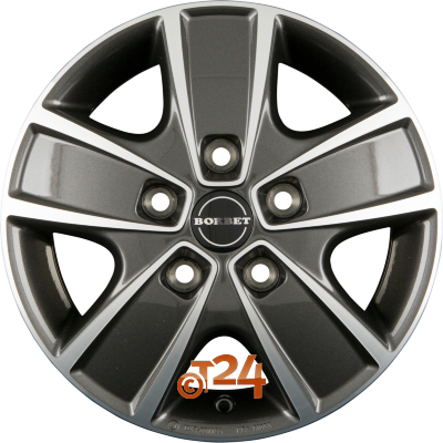 BORBET Velgen - CWG Mistral Anthracite Polished - 16 inch