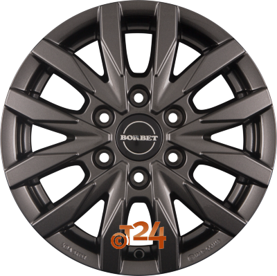 BORBET Velgen - CW6 Mistral Anthracite Glossy - 16 inch