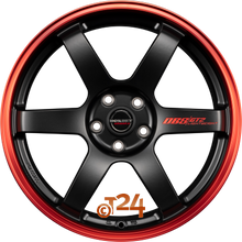 BORBET Velgen - DB8GT2 Black Matt Rim Red - 18 inch