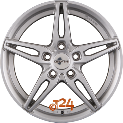 CARMANI Velgen - CA15 OSKAR Kristall Silber  - 16 inch