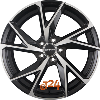CARMANI Velgen - CA23 RUDI Black Polished  - 19 inch