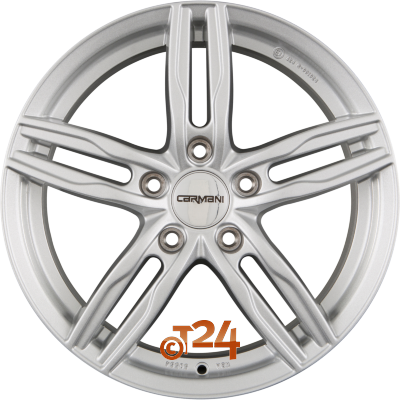 CARMANI Velgen - CA14 PAUL Kristall Silber  - 16 inch