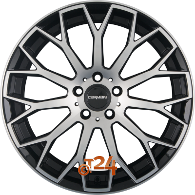 CARMANI Velgen - CA22 FRANZ Black Polished  - 19 inch