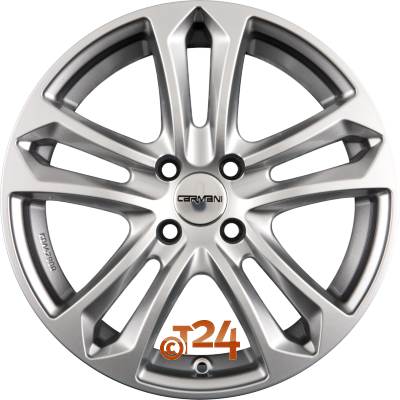 CARMANI Velgen - CA5 ARROW Kristall Silber  - 16 inch