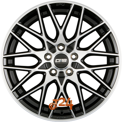 CMS Velgen - C25 DB Diamant Schwarz - 17 inch