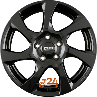 CMS Velgen - C24 CBG Schwarz Glanz - 15 inch