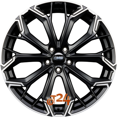 CMS Velgen - C37 PDMB Diamant Schwarz Matt - 19 inch