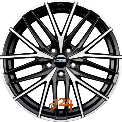 CMS Velgen - C36 DMB Diamant Schwarz Matt - 18 inch