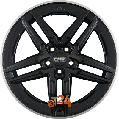 CMS Velgen - C29 AERO DRB Diamant Horn Schwarz Glanz - 18 inch