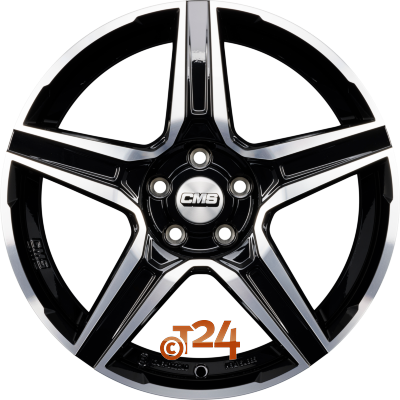 CMS Velgen - C34 DB Diamant Schwarz Glanz - 18 inch