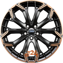 CMS Velgen - C37 PDBC Diamant Schwarz Kupfer Teilpoliert - 19 inch