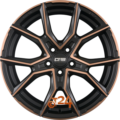 CMS Velgen - C33 DBC Diamant Schwarz Kupfer - 19 inch