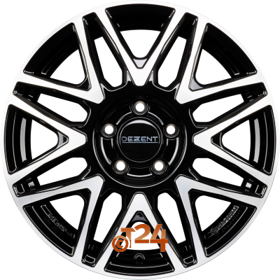 DEZENT Velgen - KH DARK - Schwarz Frontpoliert - 16 inch