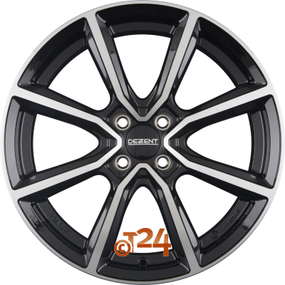 DEZENT Velgen - TN DARK - Schwarz Frontpoliert - 16 inch