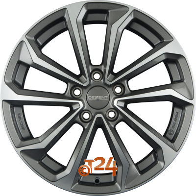 DEZENT Velgen - KS DARK - Gunmetal Polished - 16 inch
