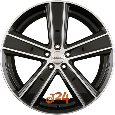 DEZENT Velgen - TH DARK - Black Polished - 18 inch