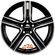 DEZENT Velgen - KG DARK - Schwarz Frontpoliert - 17 inch