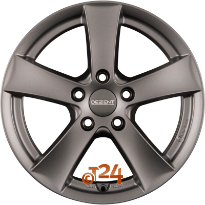 DEZENT Velgen - TX GRAPHITE - Graphite Matt - 17 inch