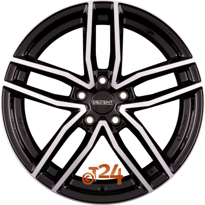 DEZENT Velgen - TR DARK - Schwarz Frontpoliert - 16 inch